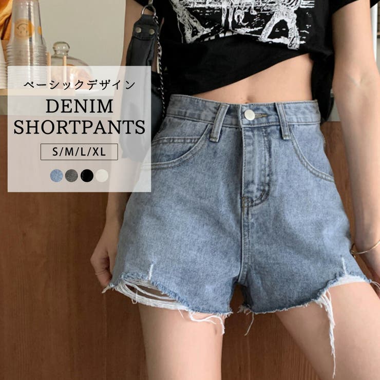 ハイウエスト デニム ショートパンツ 品番 Ty Teddyshop テディーショップ のレディースファッション通販 Shoplist ショップリスト
