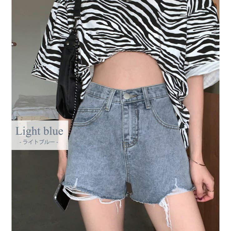 ショートパンツ 夏 デニム[品番：TY000006232]｜teddyshop