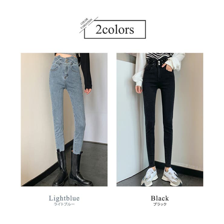 スキニージーンズ デニムパンツ ジーンズ | teddyshop | 詳細画像5 