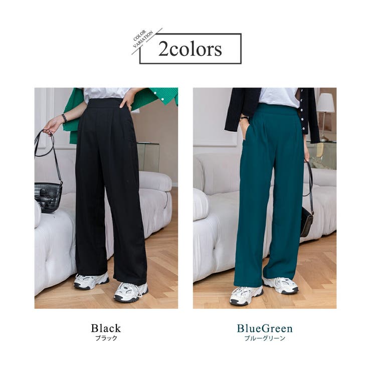 ワイドパンツ レディース 韓国ファッション | teddyshop | 詳細画像5 