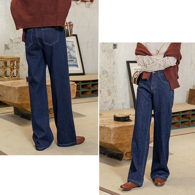 デニムパンツ ロング丈 大きいサイズ | teddyshop | 詳細画像15 
