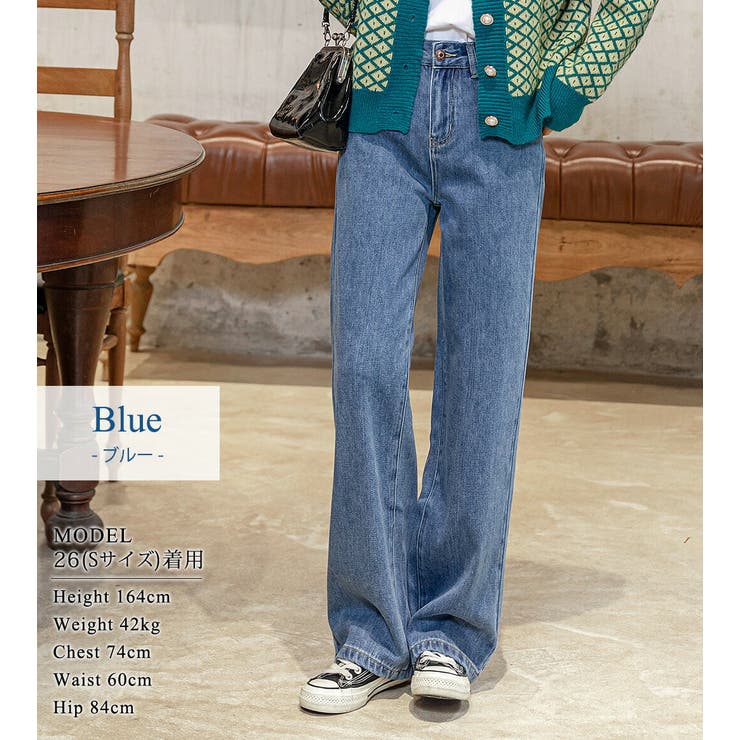 デニムパンツ ロング丈 大きいサイズ | teddyshop | 詳細画像5 