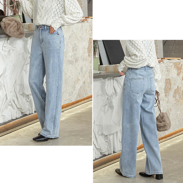 デニムパンツ ロング丈 大きいサイズ | teddyshop | 詳細画像19 