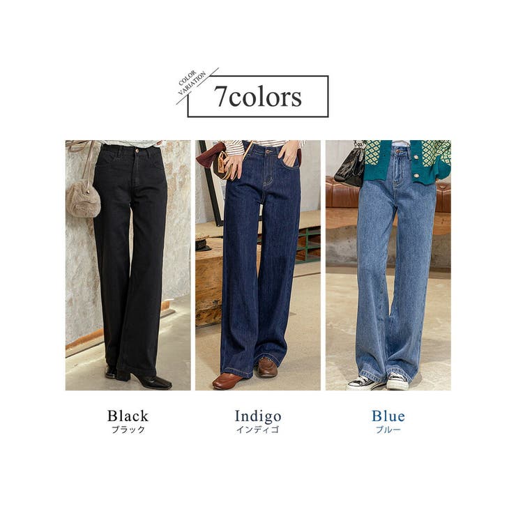 デニムパンツ ロング丈 大きいサイズ | teddyshop | 詳細画像10 