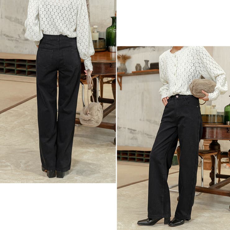 デニムパンツ ロング丈 大きいサイズ | teddyshop | 詳細画像13 