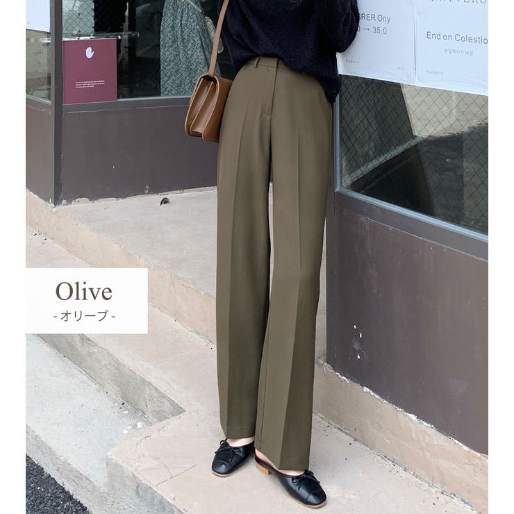 スラックス ストレートパンツ 韓国 | teddyshop | 詳細画像5 