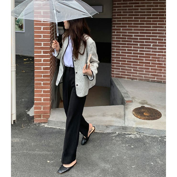 スラックス ストレートパンツ 韓国 | teddyshop | 詳細画像8 