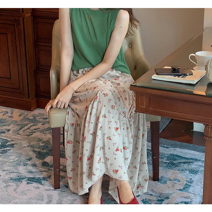 ティアードスカート フレアスカート 全2色 | teddyshop | 詳細画像9 