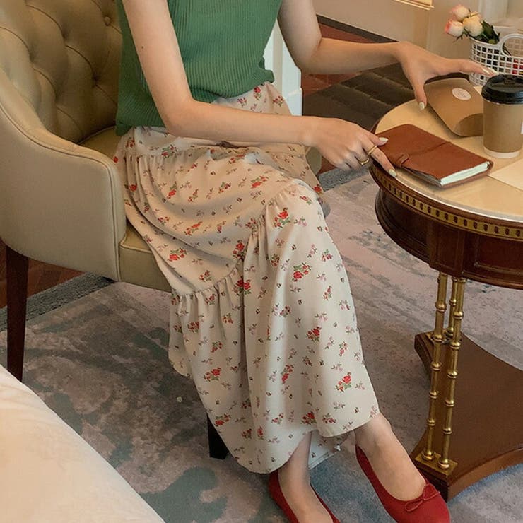 ティアードスカート フレアスカート 全2色 | teddyshop | 詳細画像10 