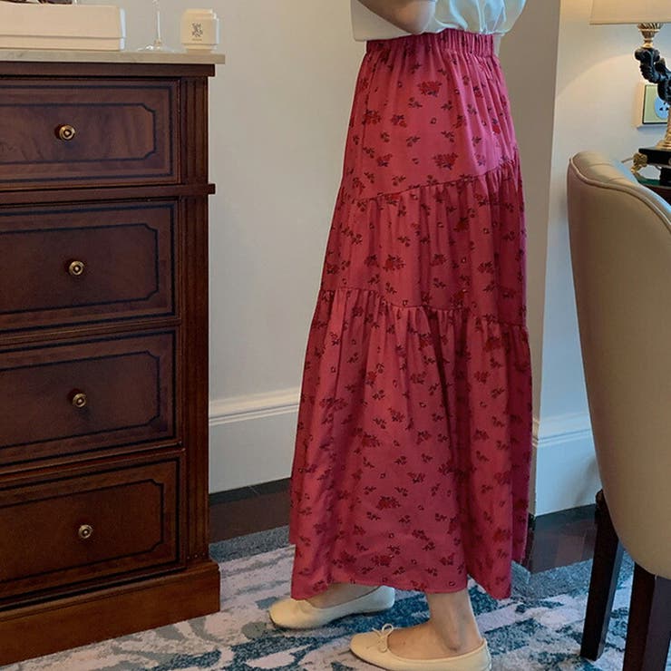 ティアードスカート フレアスカート 全2色 | teddyshop | 詳細画像14 