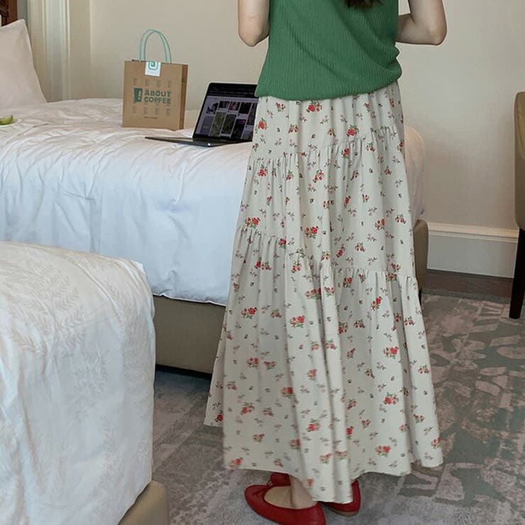 ティアードスカート フレアスカート 全2色 | teddyshop | 詳細画像7 