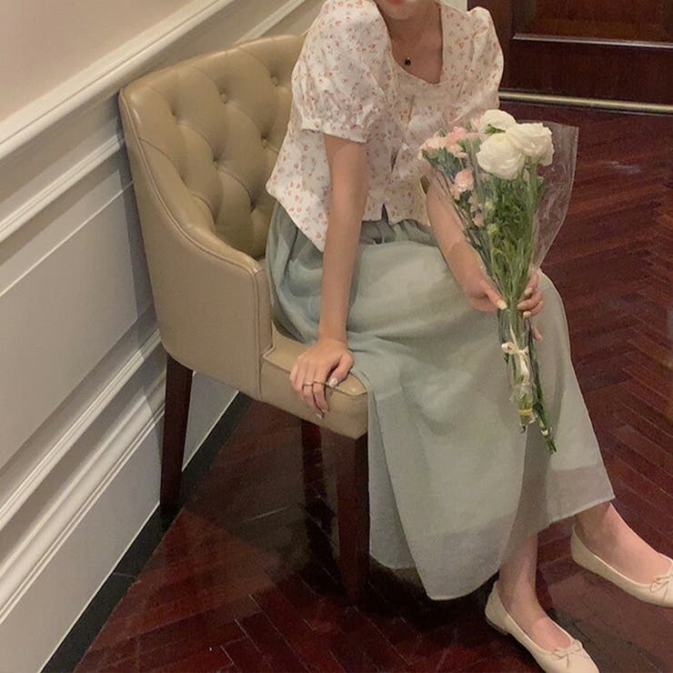 フレアスカート シアー ロングスカート | teddyshop | 詳細画像31 