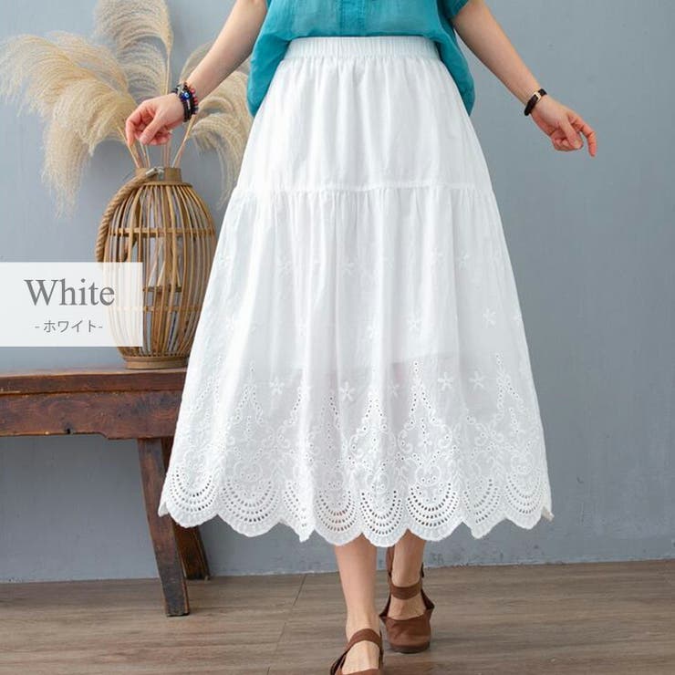 フレアスカート ミモレ丈 花柄 | teddyshop | 詳細画像5 