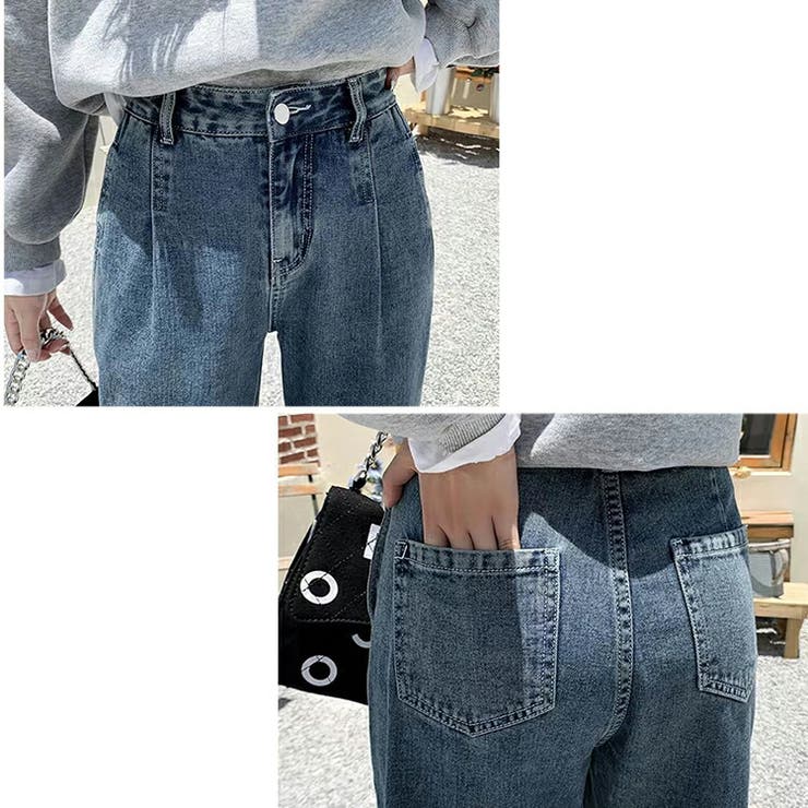 デニムパンツ ストレート ハイウエスト | teddyshop | 詳細画像12 