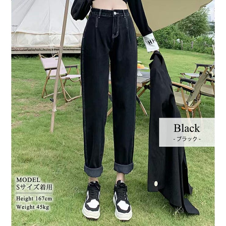 デニムパンツ ストレート ハイウエスト | teddyshop | 詳細画像3 