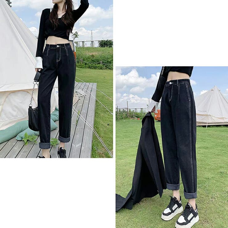 デニムパンツ ストレート ハイウエスト | teddyshop | 詳細画像6 