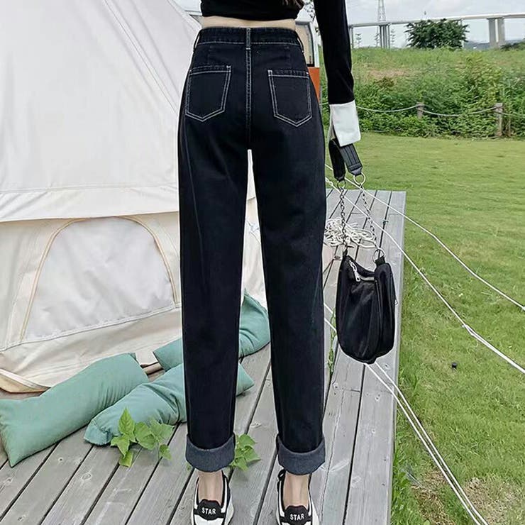 デニムパンツ ストレート ハイウエスト | teddyshop | 詳細画像7 