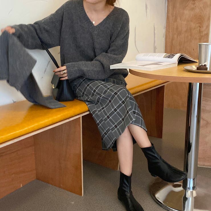 スカート春秋冬レディースひざ丈膝丈おしゃれタイトスカートロングミモレ丈スリット中厚手裏地付きファスナーサイドファスナーバックゴムきれいめゆったりオフィスカジュアルコンサバロンスカカジュアルフェミニンオフィス通勤OL職場通学