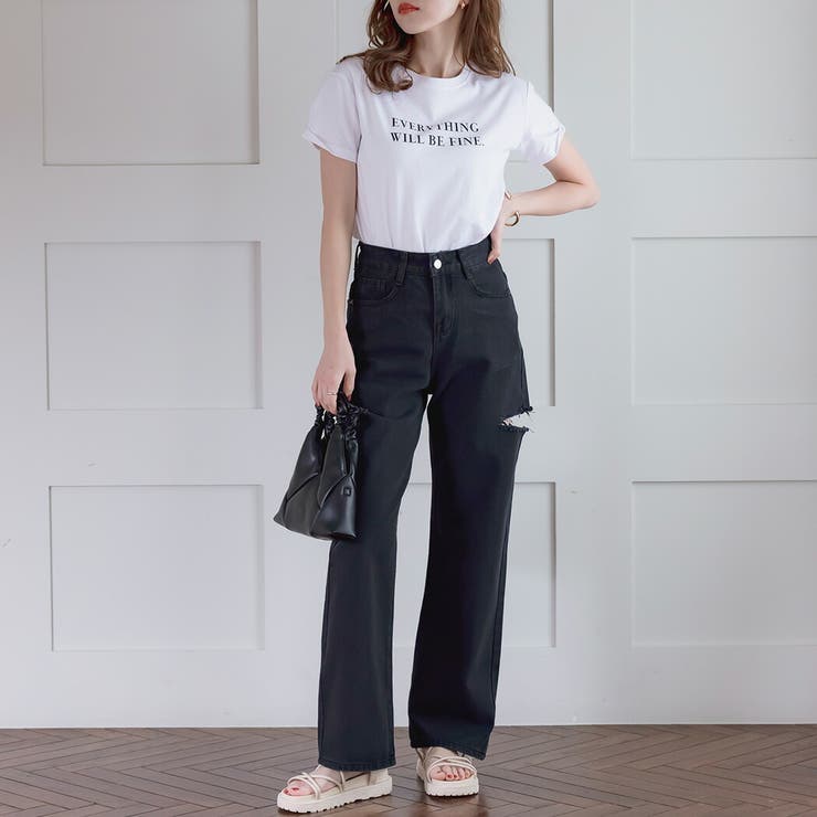 ダメージデニム パンツ ボトムス | teddyshop | 詳細画像6 