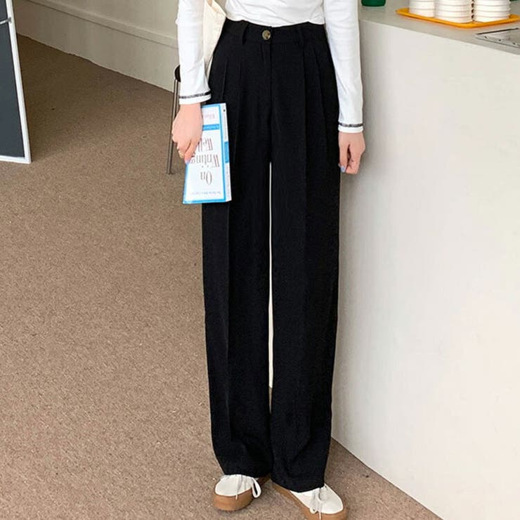 スラックス ハイウエスト パンツ | teddyshop | 詳細画像7 