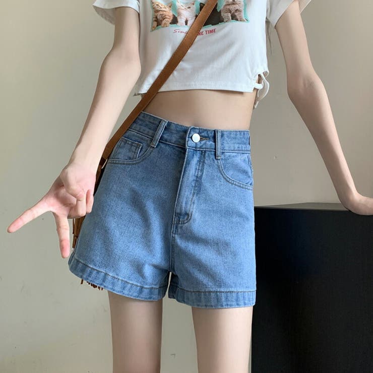 デニム ショートパンツ バイカラー | teddyshop | 詳細画像5 