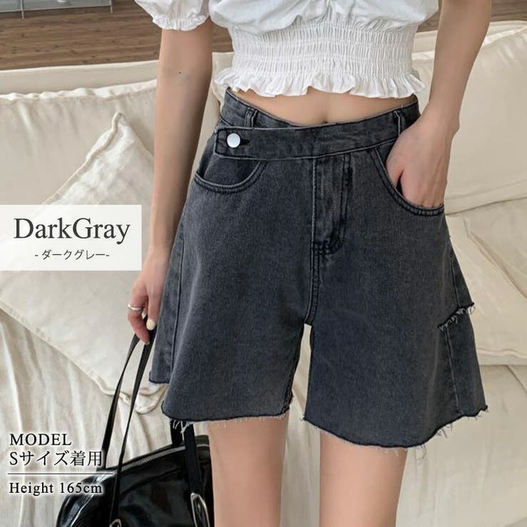 商品画像：Amazon | [Eldori] デニムショートパンツ レディース ショーパン 3