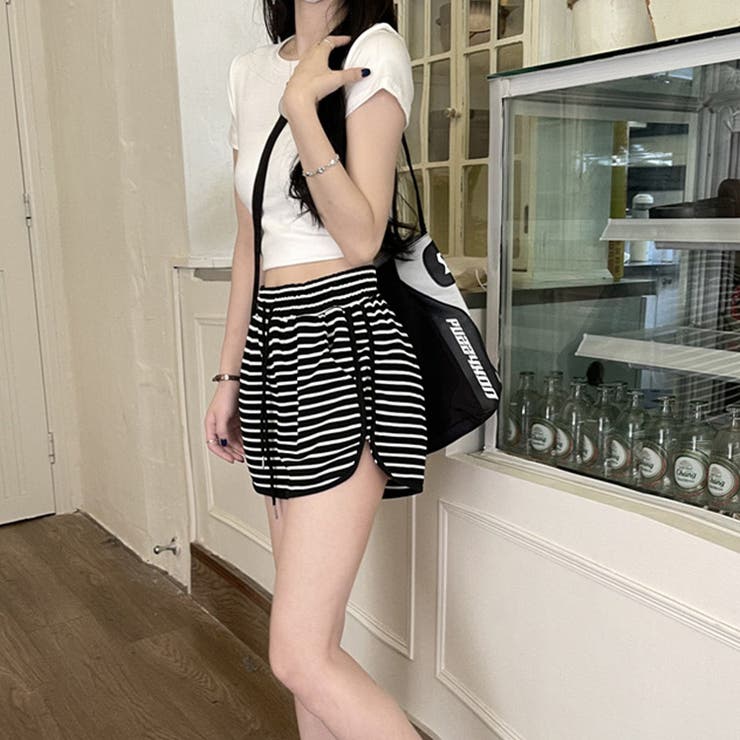 ショートパンツ ボーダー ボトムス | teddyshop | 詳細画像9 