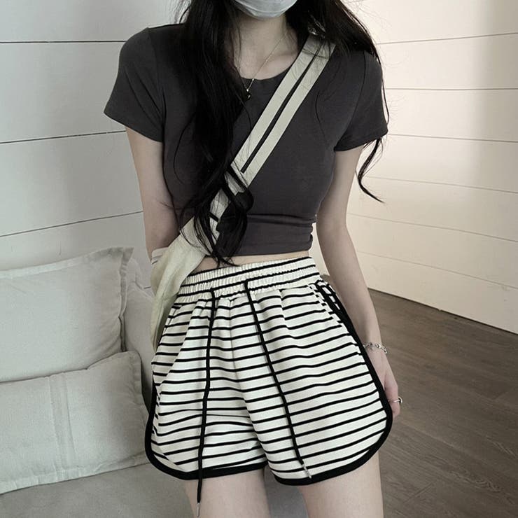 ショートパンツ ボーダー ボトムス | teddyshop | 詳細画像13 