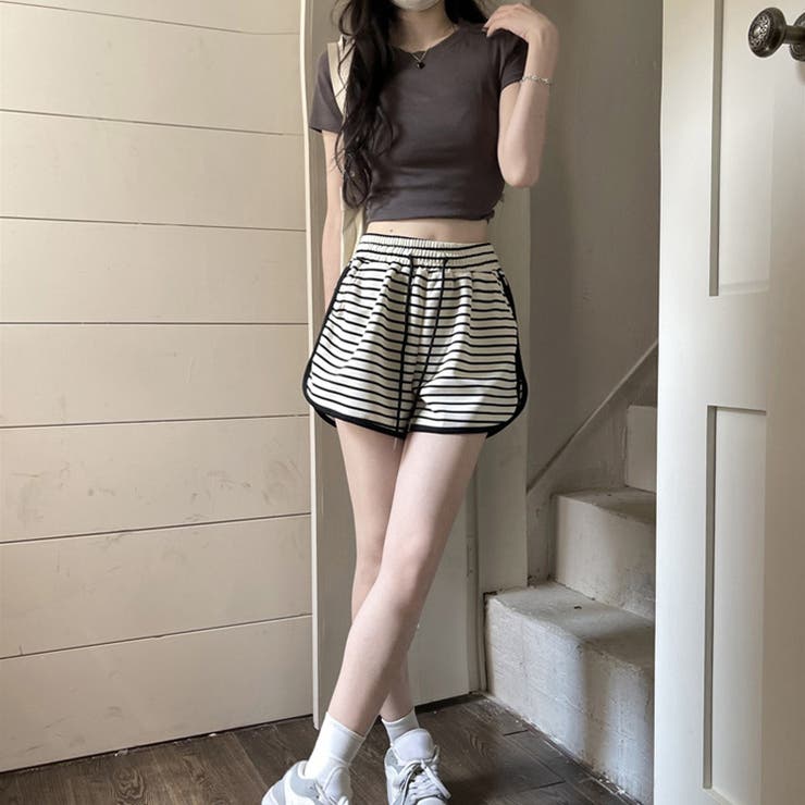 ショートパンツ ボーダー ボトムス | teddyshop | 詳細画像15 