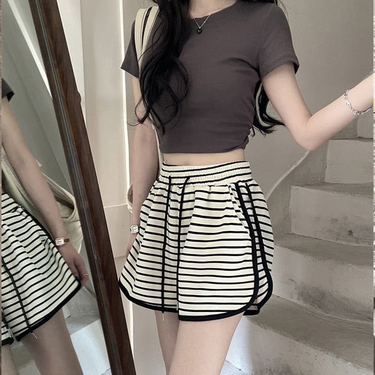 ショートパンツ ボーダー ボトムス | teddyshop | 詳細画像18 