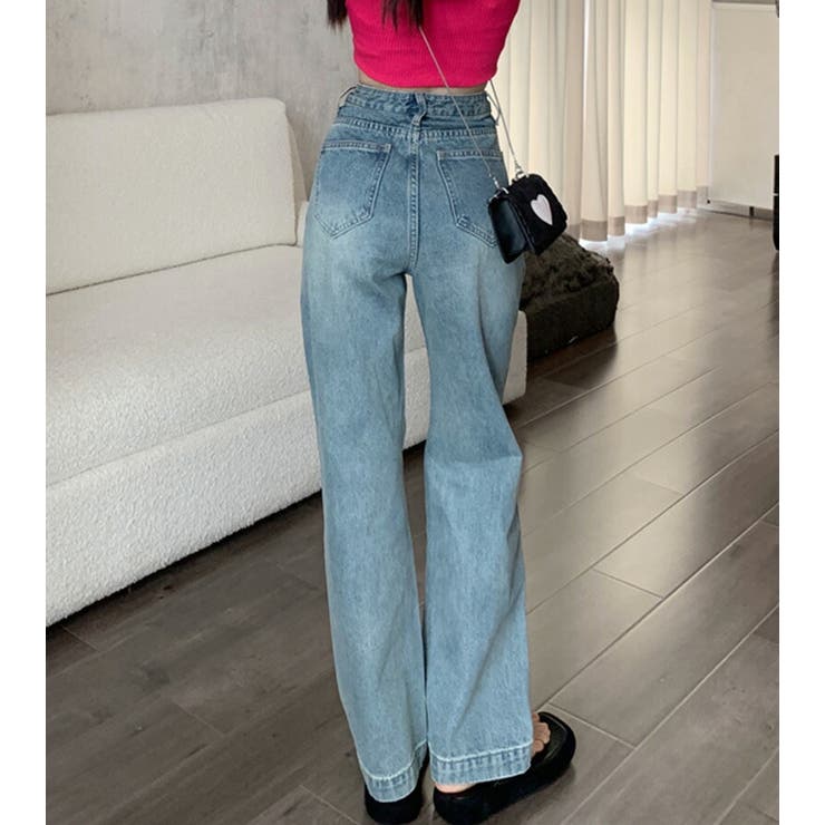 デニム ハイウエスト パンツ | teddyshop | 詳細画像10 