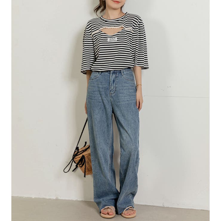 デニム ワイドパンツ ストレート | teddyshop | 詳細画像7 