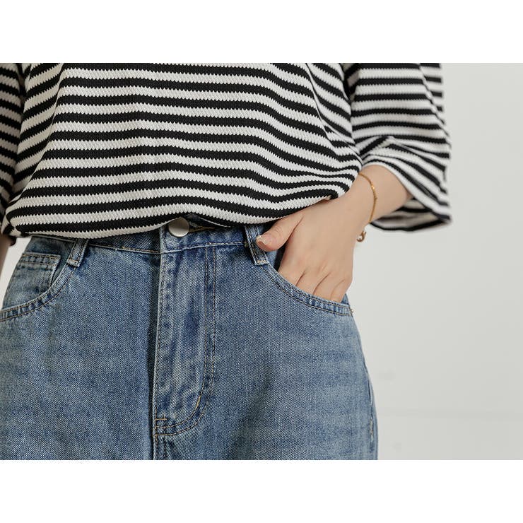 デニム ワイドパンツ ストレート | teddyshop | 詳細画像8 