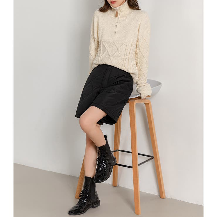 新品♡未使用 ベージュ キルティング ショートパンツ
