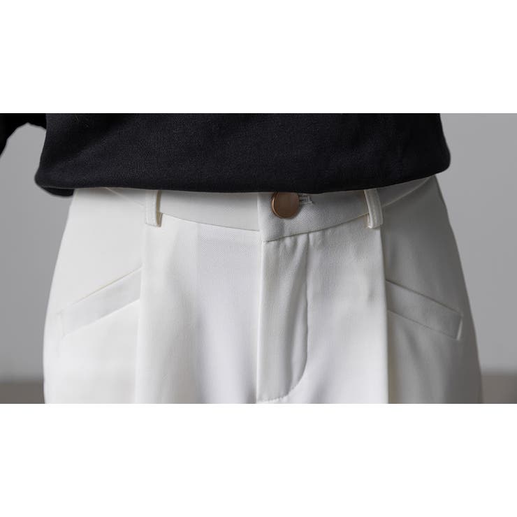 ハイウエスト タックパンツ スラックス | teddyshop | 詳細画像33 