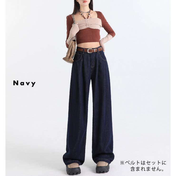 ワイド デニム パンツ[品番：TY000008755]｜teddyshop（テディー