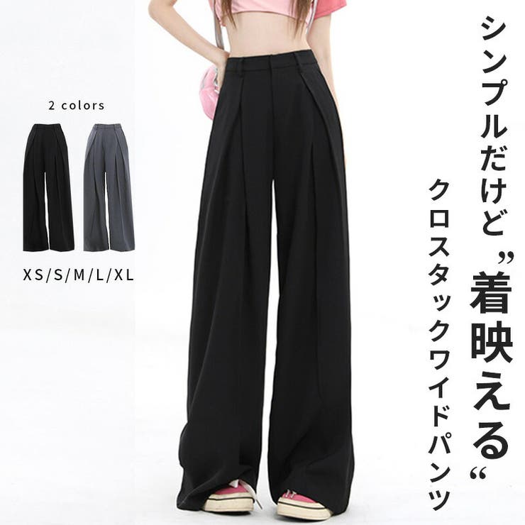タック パンツ スラックス | teddyshop | 詳細画像1 