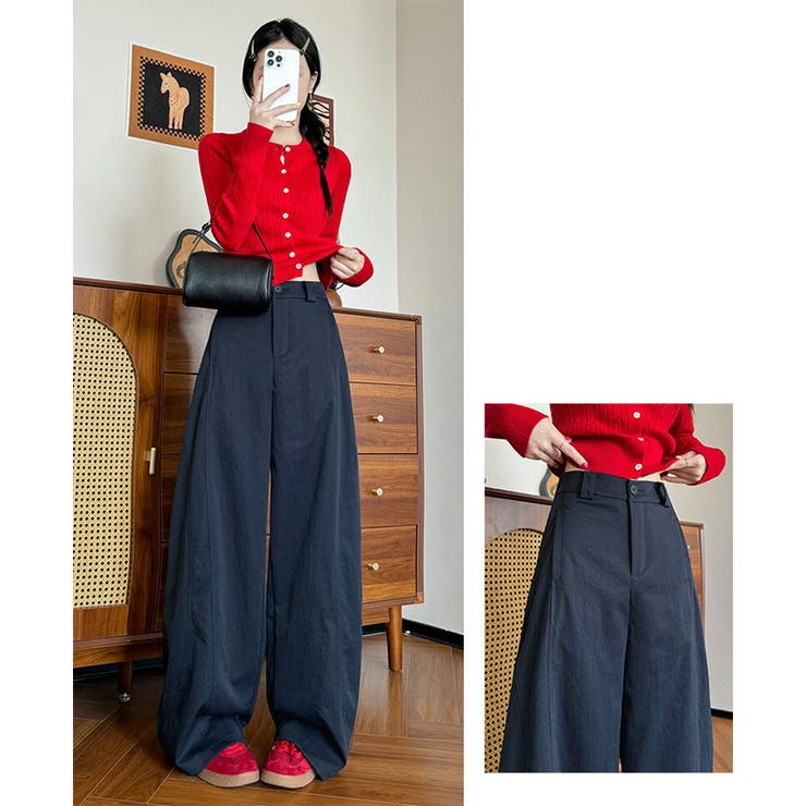 カーブパンツ レディース 全3色 | teddyshop | 詳細画像10 