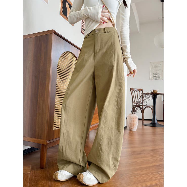 カーブパンツ レディース 全3色 | teddyshop | 詳細画像15 