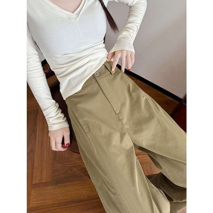 カーブパンツ レディース 全3色 | teddyshop | 詳細画像16 