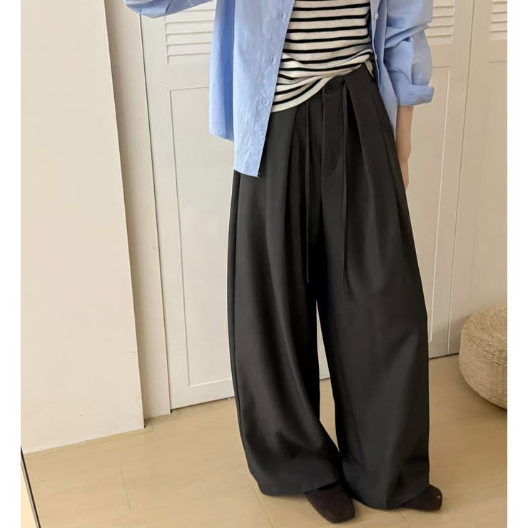 ワイドパンツ レディース 全3色 | teddyshop | 詳細画像15 
