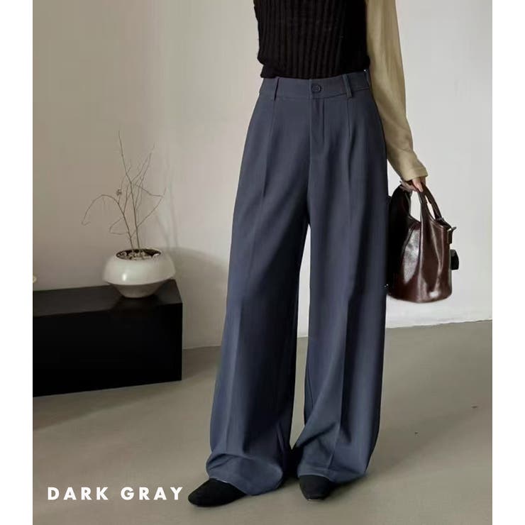 「バックゴムでウエストすっきり」ワイドパンツ レディース 全6色 | teddyshop | 詳細画像12 