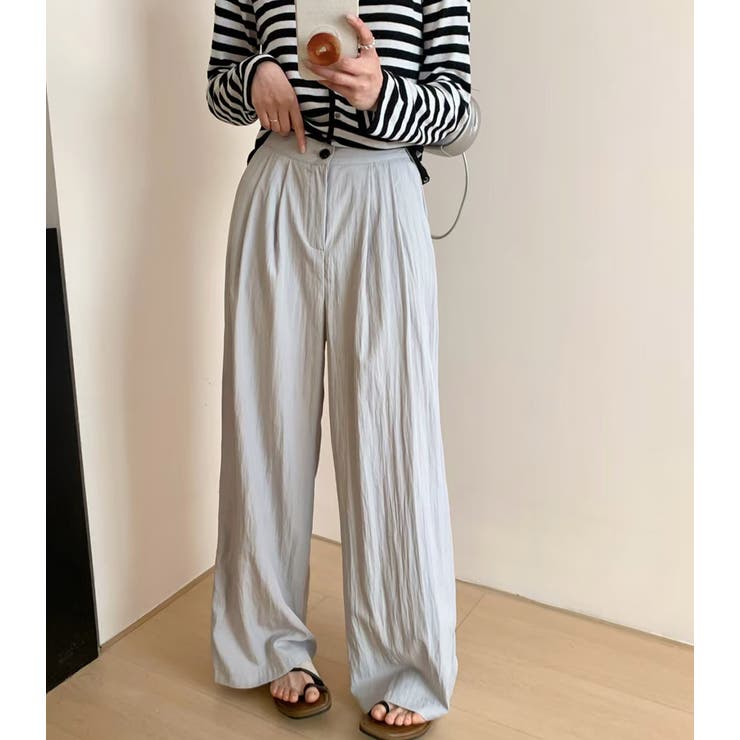 「ゆったりと気軽に穿ける」ワイドパンツ レディース 全4色 | teddyshop | 詳細画像16 