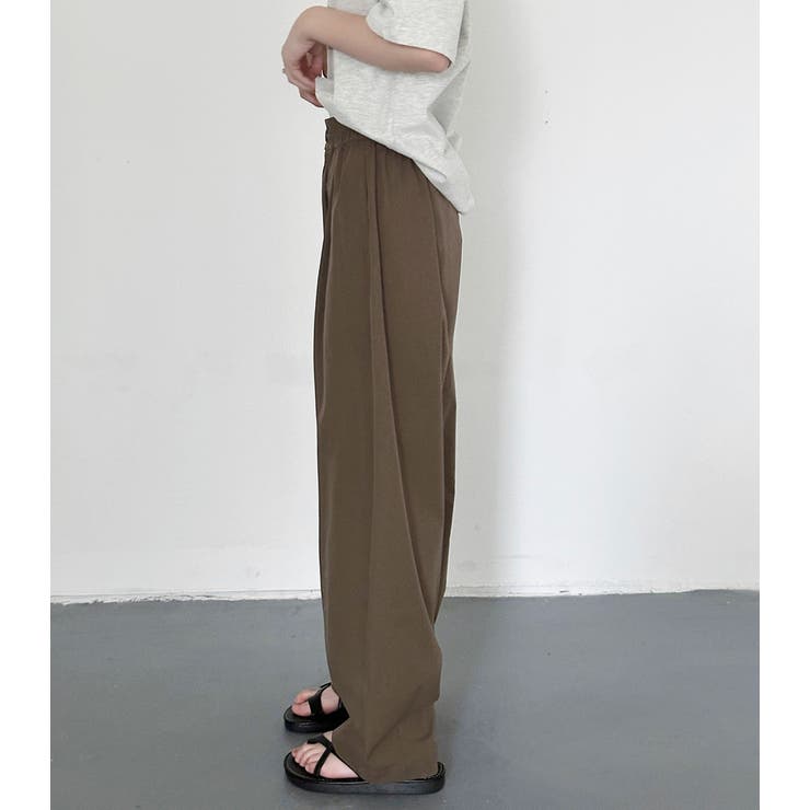 「だらしなく見せず落ち感に転換」タックパンツ バルーンパンツ レディース | teddyshop | 詳細画像20 