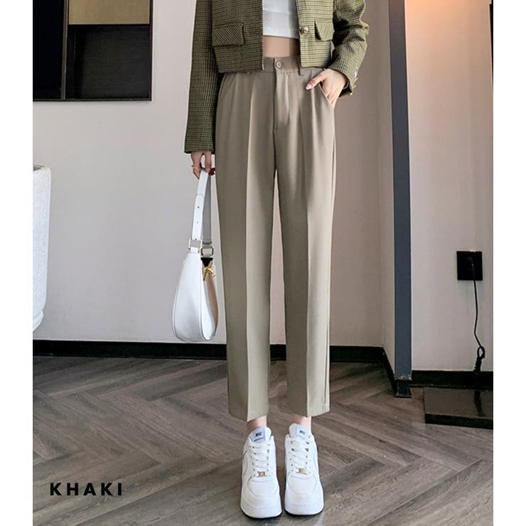 「ジャケットとも合わせやすい」テーパード パンツ ロング丈 | teddyshop | 詳細画像35 