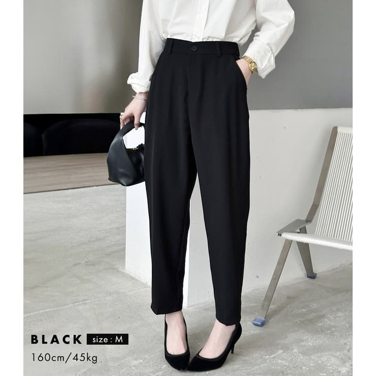 「ジャケットとも合わせやすい」テーパード パンツ ロング丈 | teddyshop | 詳細画像8 