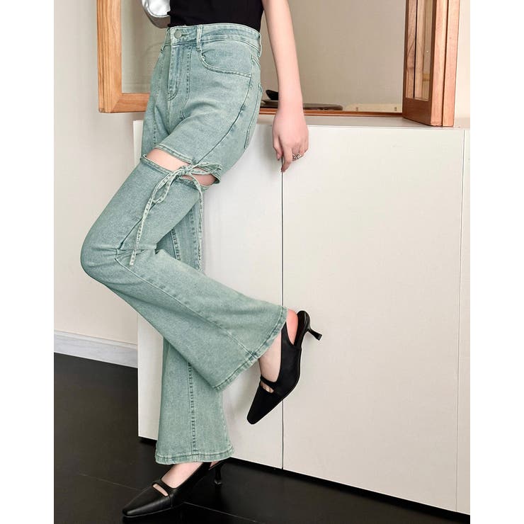 「爽やかで甘みのあるデザイン」デニム パンツ スリム | teddyshop | 詳細画像10 