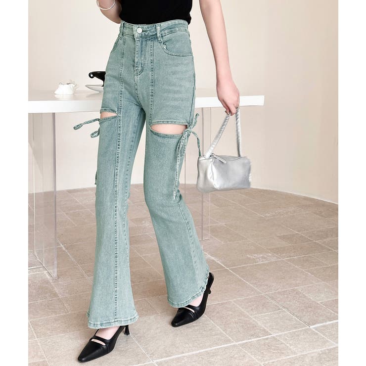 「爽やかで甘みのあるデザイン」デニム パンツ スリム | teddyshop | 詳細画像11 