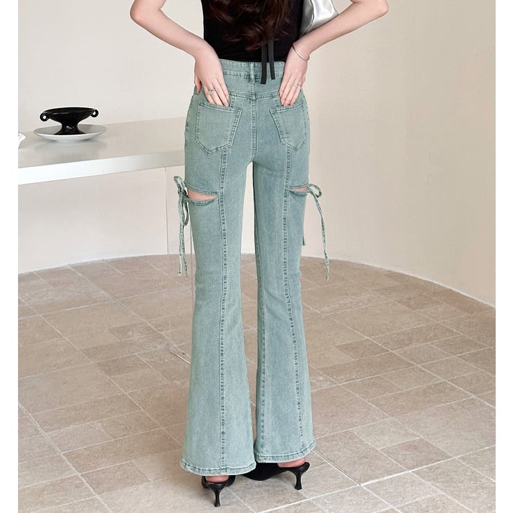 「爽やかで甘みのあるデザイン」デニム パンツ スリム | teddyshop | 詳細画像12 