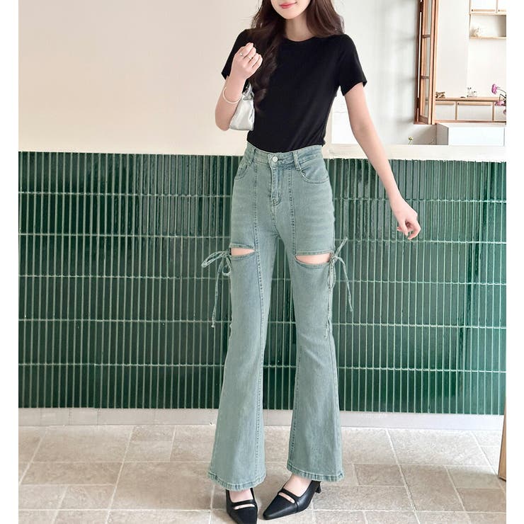 「爽やかで甘みのあるデザイン」デニム パンツ スリム | teddyshop | 詳細画像13 